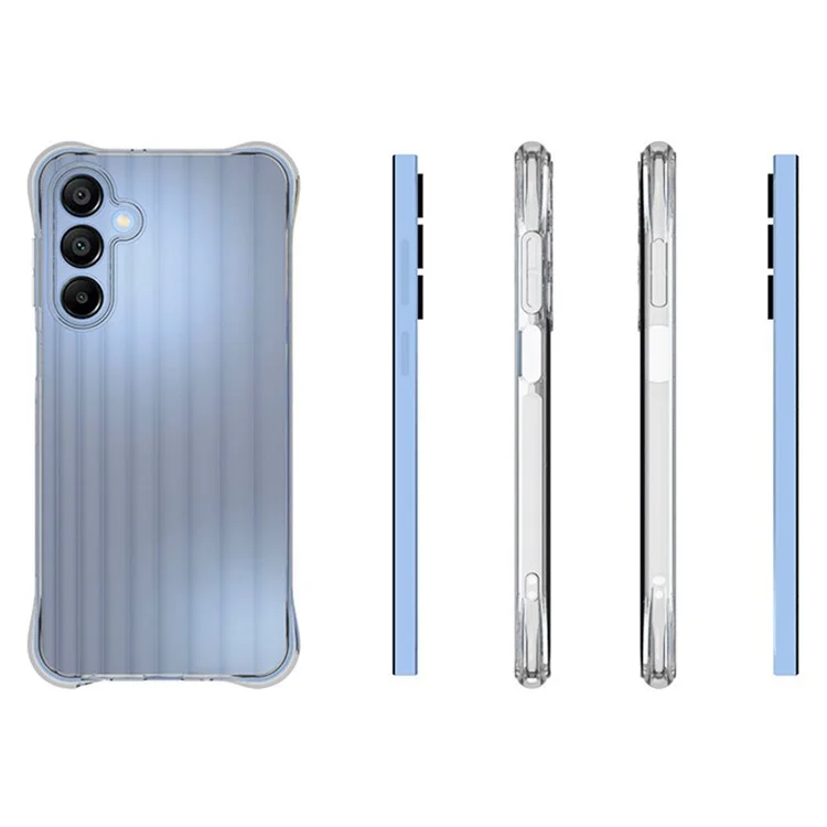 WANLONFENG WL Series for Samsung Galaxy A16 4G / 5G TPU Case 2.0mm Phone Cover with Tempered Glass Film