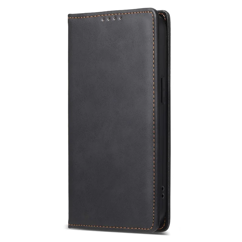 DF-05 For Samsung Galaxy S25 Ultra Wallet Case RFID Blocking PU Leather Phone Cover - Black