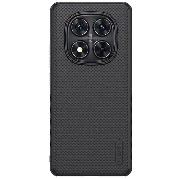 NILLKIN Frosted Shield Pro For Xiaomi Redmi Note 14 Pro 5G / Poco X7 5G Case Matte PC+TPU Phone Cover - Black