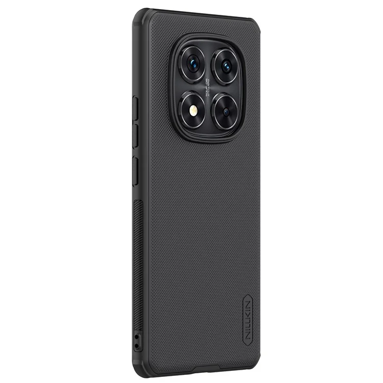 NILLKIN Frosted Shield Pro For Xiaomi Redmi Note 14 Pro 5G / Poco X7 5G Case Matte PC+TPU Phone Cover - Black