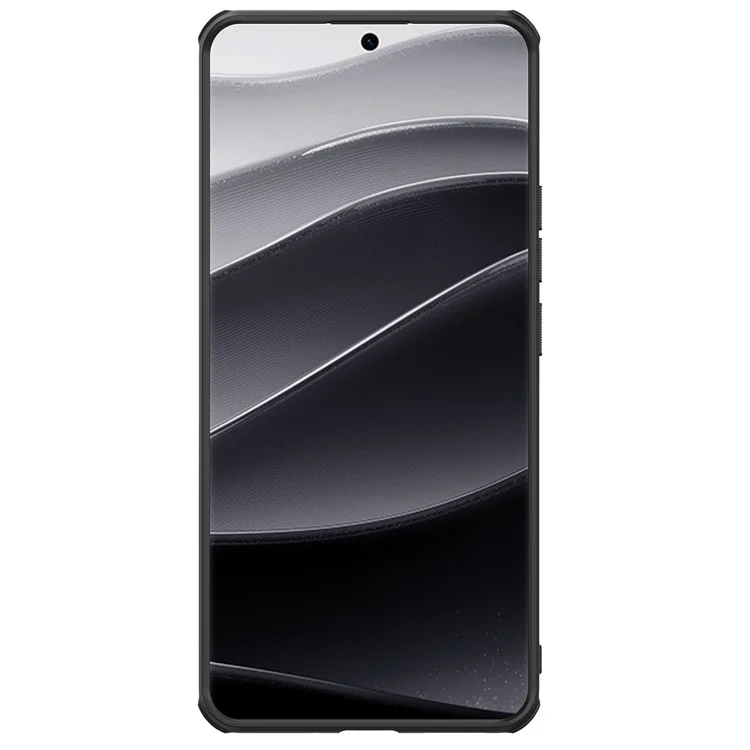 NILLKIN Frosted Shield Pro For Xiaomi Redmi Note 14 Pro 5G / Poco X7 5G Case Matte PC+TPU Phone Cover - Black