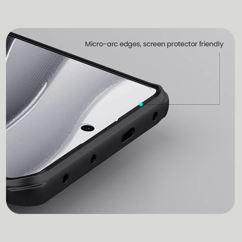 NILLKIN Frosted Shield Pro For Xiaomi Redmi Note 14 Pro 5G / Poco X7 5G Case Matte PC+TPU Phone Cover - Blue