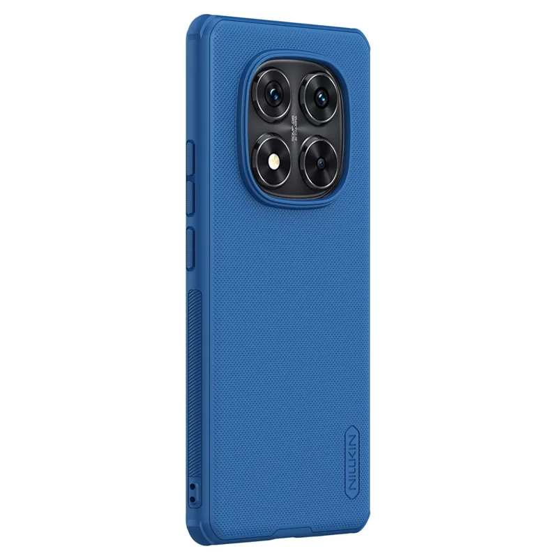 NILLKIN Frosted Shield Pro For Xiaomi Redmi Note 14 Pro 5G / Poco X7 5G Case Matte PC+TPU Phone Cover - Blue