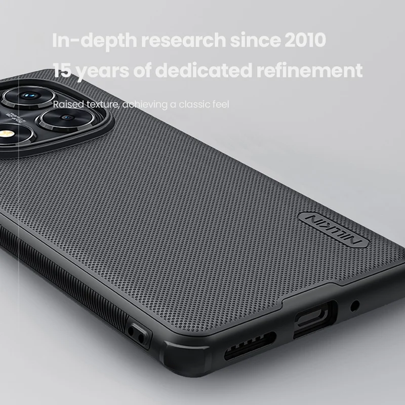 NILLKIN Frosted Shield Pro For Xiaomi Redmi Note 14 Pro 5G / Poco X7 5G Case Matte PC+TPU Phone Cover - Blue