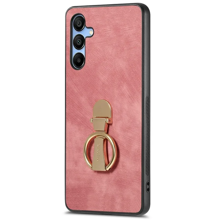 CASENEO D22 Funda para Samsung Galaxy A16 4G / 5G Plegable con Soporte Retro de Cuero Trasero - Rosa