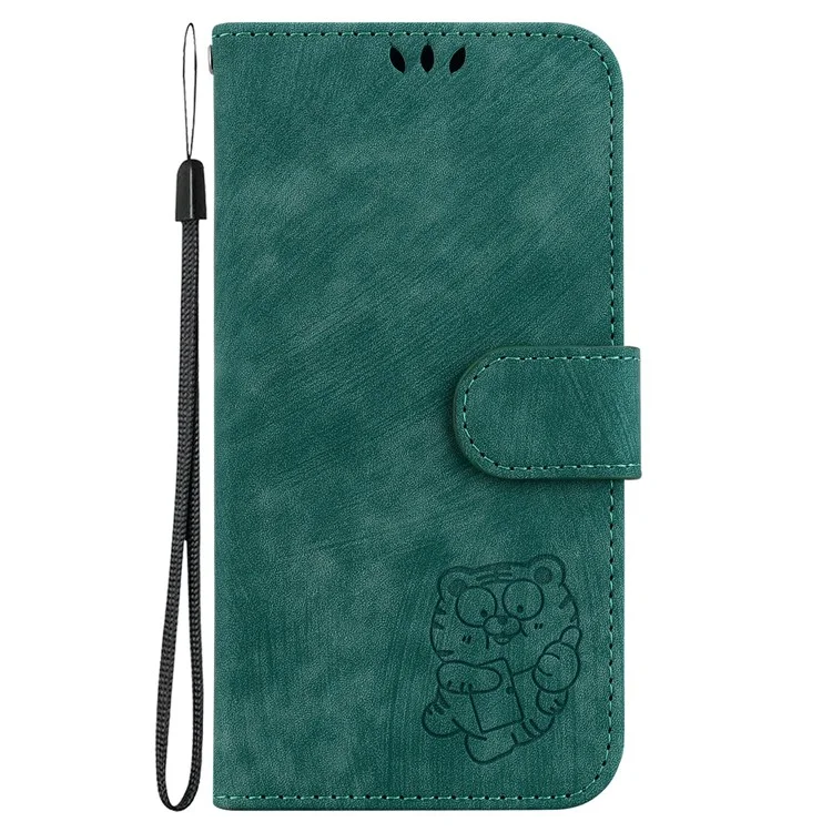 For Xiaomi Redmi Note 14 5G Wallet Case Tiger Imprint Leather Shockproof Phone Cover - Green

Custodia a portafoglio in pelle con stampa tigre antiurto per Xiaomi Redmi Note 14 5G - Verde