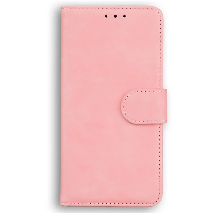 For Infinix Hot 50i 4G  /  Smart 9 4G Case Solid Color Leather Wallet Phone Cover - Pink