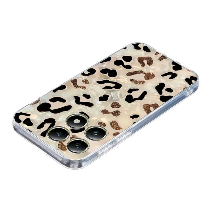 For Xiaomi 14T Case Pattern Printing Shockproof Soft TPU Phone Cover - Leopard Print