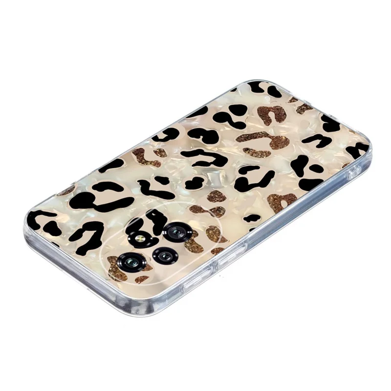 For Honor 200 Pro 5G Case Pattern Printing Shockproof Soft TPU Phone Cover - Leopard Print
