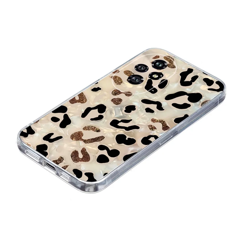 For Honor 200 Pro 5G Case Pattern Printing Shockproof Soft TPU Phone Cover - Leopard Print