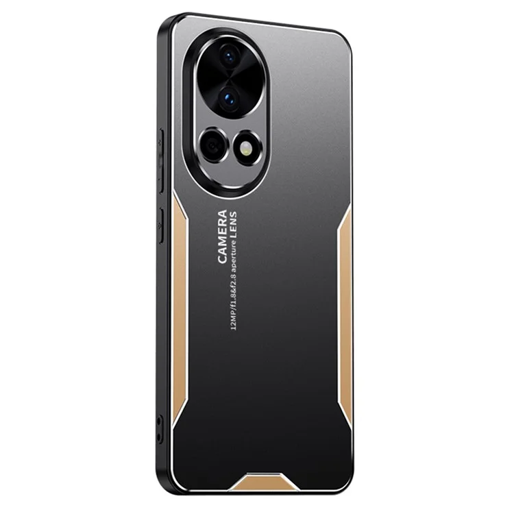 Чехол для телефона Huawei nova 13 из алюминиевого сплава + ТПУ + поликарбонат - золотой