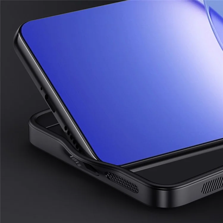 Capa para Huawei nova 13 com textura de madeira, revestimento de couro PU e PC+TPU - Preta