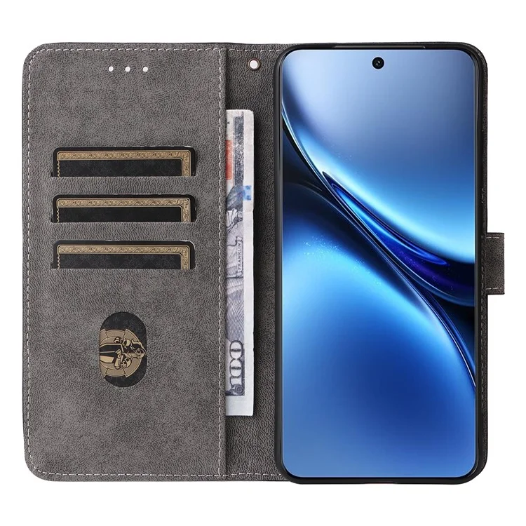Für das vivo X200 5G Wallet Case RFID-blockierender PU-Leder-Cover-Ständer - Schwarz