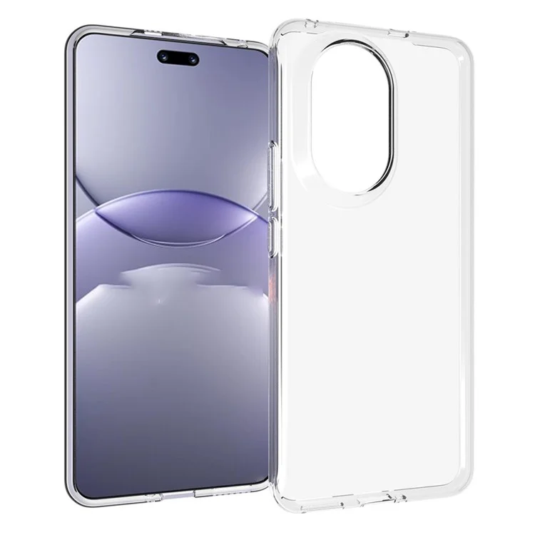 Capa de telefone transparente à prova d'água para Huawei nova 13 Pro, tampa traseira em TPU resistente a marcas d'água