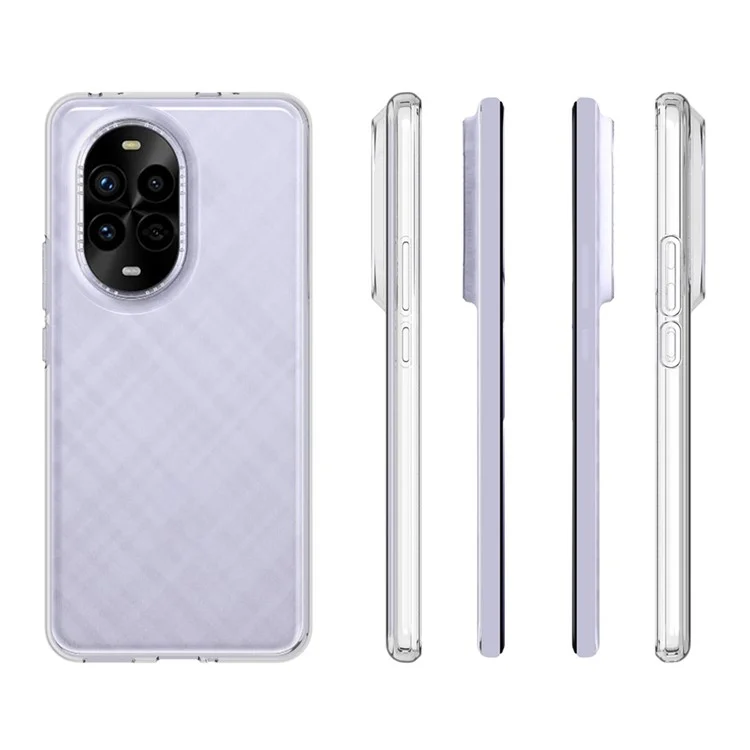 Capa de telefone transparente à prova d'água para Huawei nova 13 Pro, tampa traseira em TPU resistente a marcas d'água