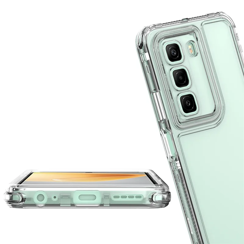 For Infinix Hot 50 4G Case Anti-Scratch Acrylic+TPU Clear Phone Cover