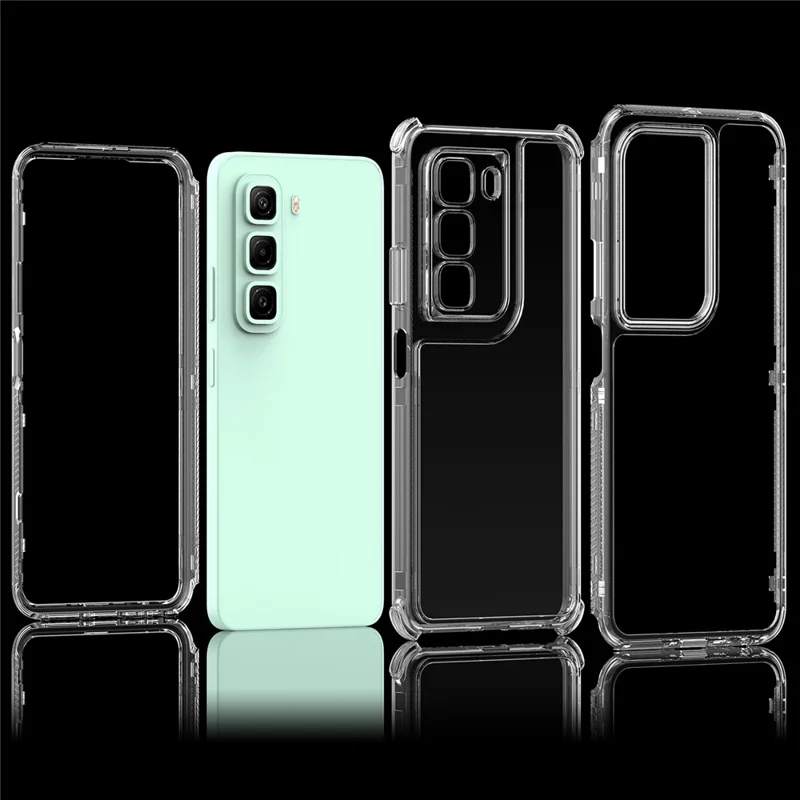 For Infinix Hot 50 4G Case Anti-Scratch Acrylic+TPU Clear Phone Cover