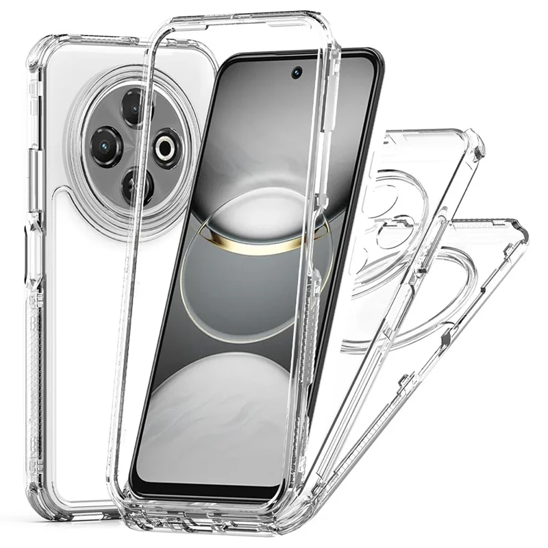 Funda para TECNO Spark 30C 4G, antiarañazos, de acrílico + TPU, cubierta de teléfono transparente