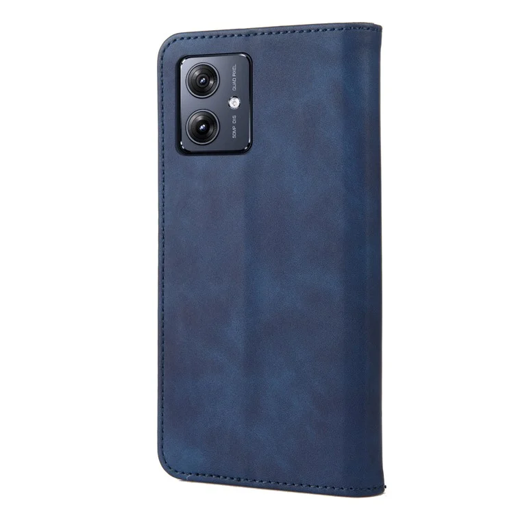 Para Samsung Galaxy A06 Case PU Leather Shockproof Protection Wallet Phone Cover - Azul