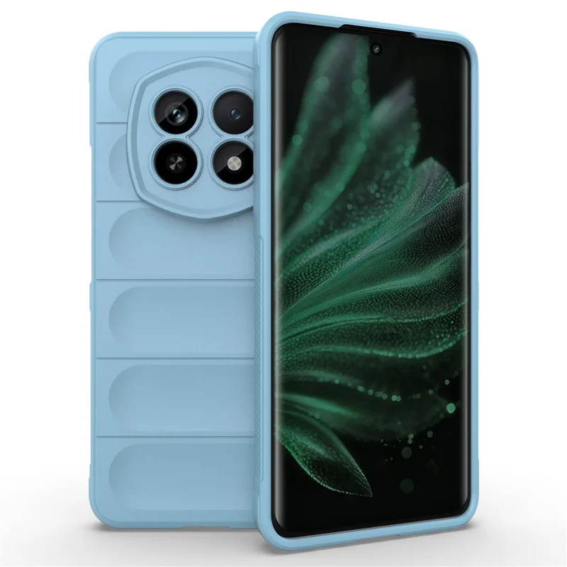 For Realme P2 Pro 5G Case Anti-Drop Soft TPU Rugged Phone Back Cover - Baby Blue
