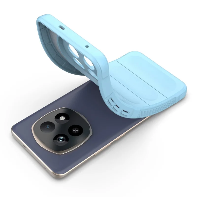 For Realme P2 Pro 5G Case Anti-Drop Soft TPU Rugged Phone Back Cover - Baby Blue