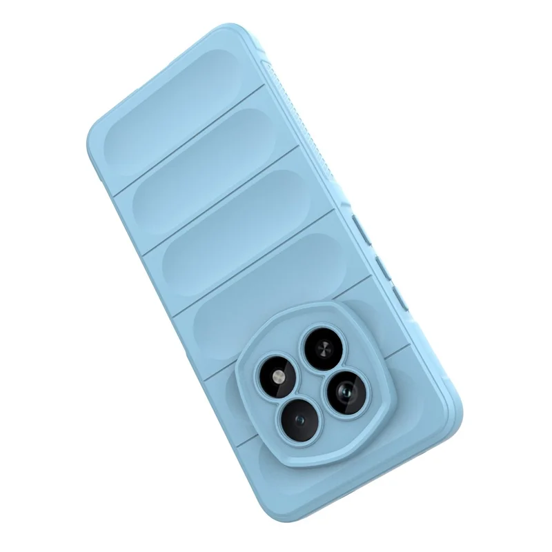 For Realme P2 Pro 5G Case Anti-Drop Soft TPU Rugged Phone Back Cover - Baby Blue