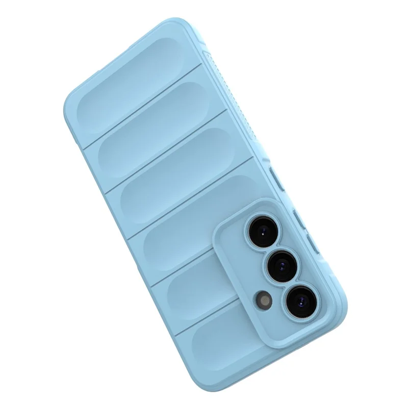 Para Samsung Galaxy S25+ Case Anti-Drop Soft TPU Rugged Phone Back Cover - Baby Blue