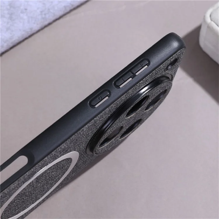 Custodia per Oppo Find X8 Pro 5G a prova di caduta TPU + Cloth Back Phone Cover compatibile con MagSafe - Arancione