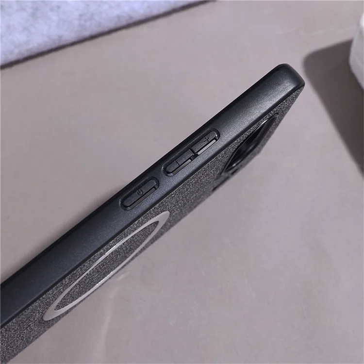 Для OnePlus Nord 4 Чехол Противоударный ТПУ+Тканевая задняя панель Совместимый с MagSafe - Фиолетовый