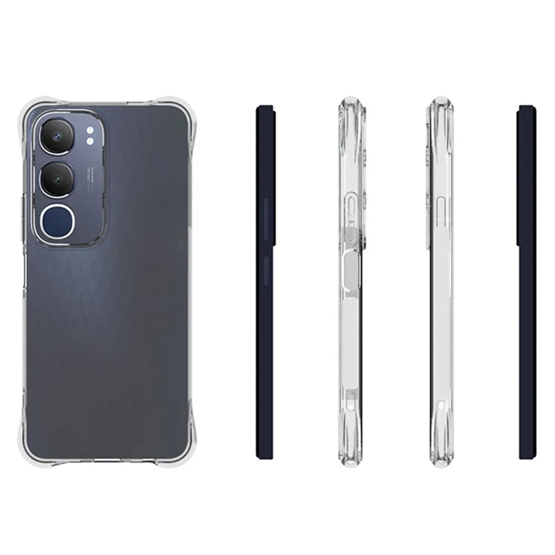 Bulk Purchasing For vivo Y19s 4G Clear Phone Case Non-Slip Shockproof TPU Back Cover