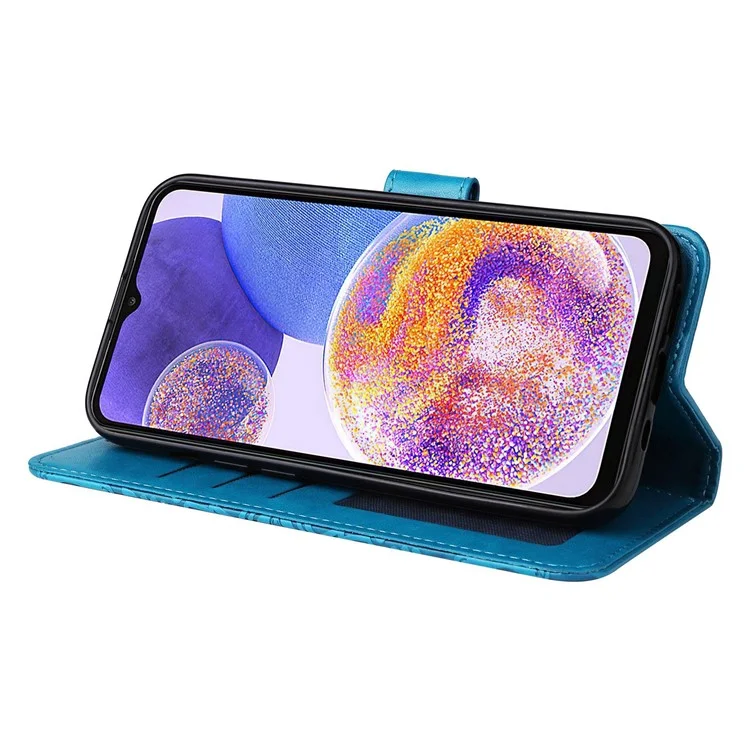 Per Samsung Galaxy F23 5G / M23 5G / M13 4G / A23 5G / Custodia Per Telefono in Pelle 4G PU Surafimento Stand Magnetico Coperchio Magnetico Magnetic - Blu