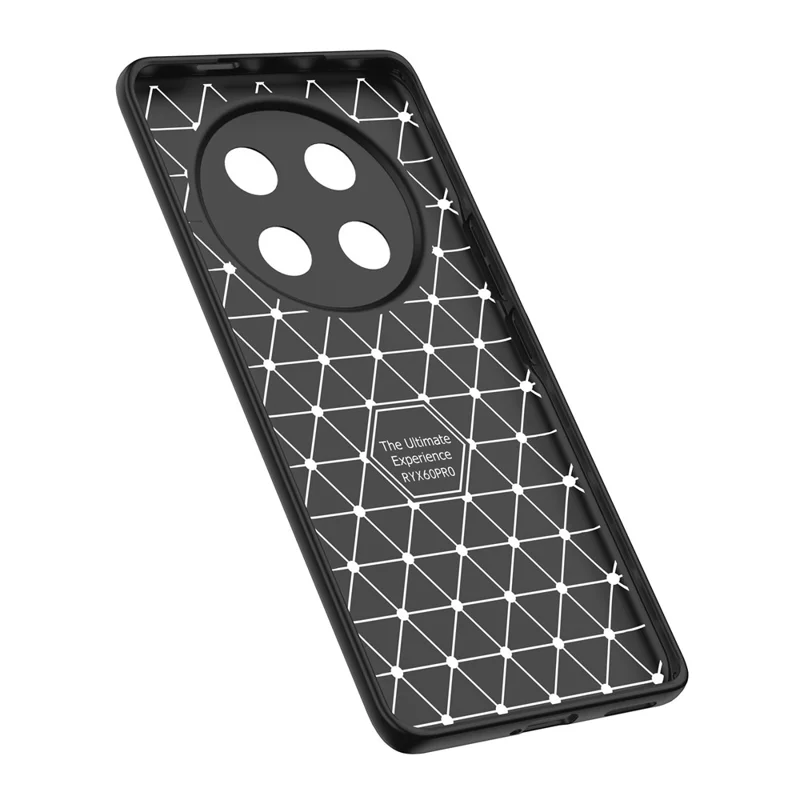 För Honor Magic7 Lite 5G / X9c 5G / X60 Pro 5G Skal med Litchi-Struktur TPU Flexibelt Mobilskal, Svart