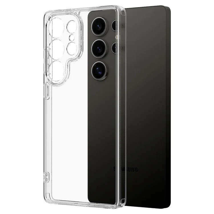 Для Samsung Galaxy S25 Ultra Clear Phone Case TPU+Acrylic Shockproof Phone Back Cover