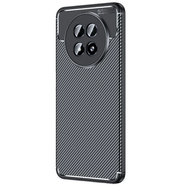 For Realme 13 5G Case Carbon Fiber Texture TPU Phone Cover Heat Dissipation