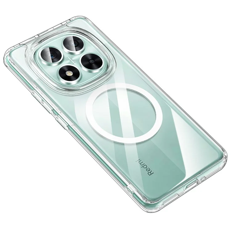 Wholesale purchase for Xiaomi Redmi Note 14 Pro 5G case, compatible with MagSafe, with scratch-resistant PC+TPU coating - transparent