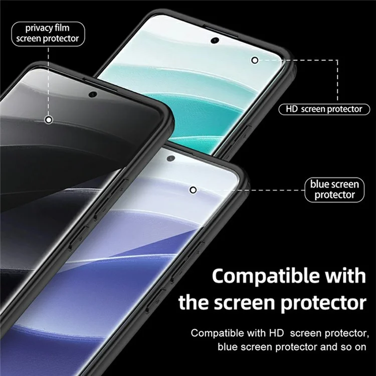 Wholesale purchase for Xiaomi Redmi Note 14 Pro 5G case, compatible with MagSafe, with scratch-resistant PC+TPU coating - transparent