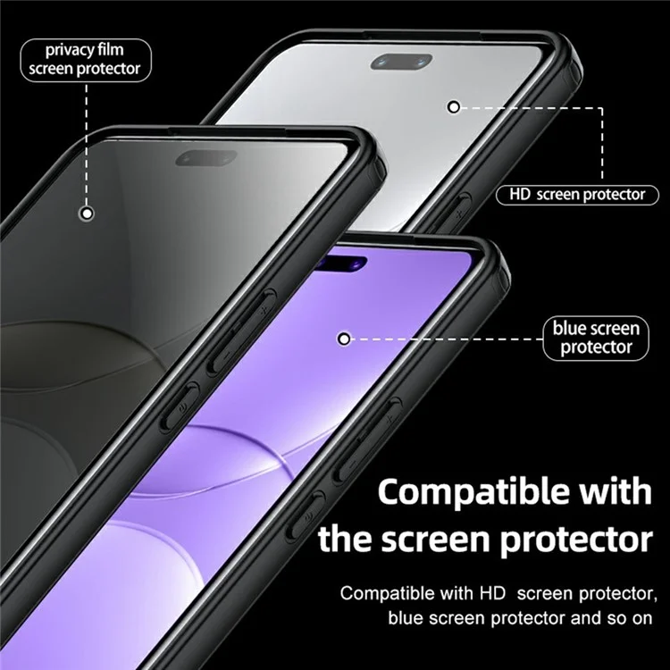 Bulk Purchase for Huawei nova 13 Case Compatible with MagSafe Scratch-Resistant Phone Case PC+TPU - Black