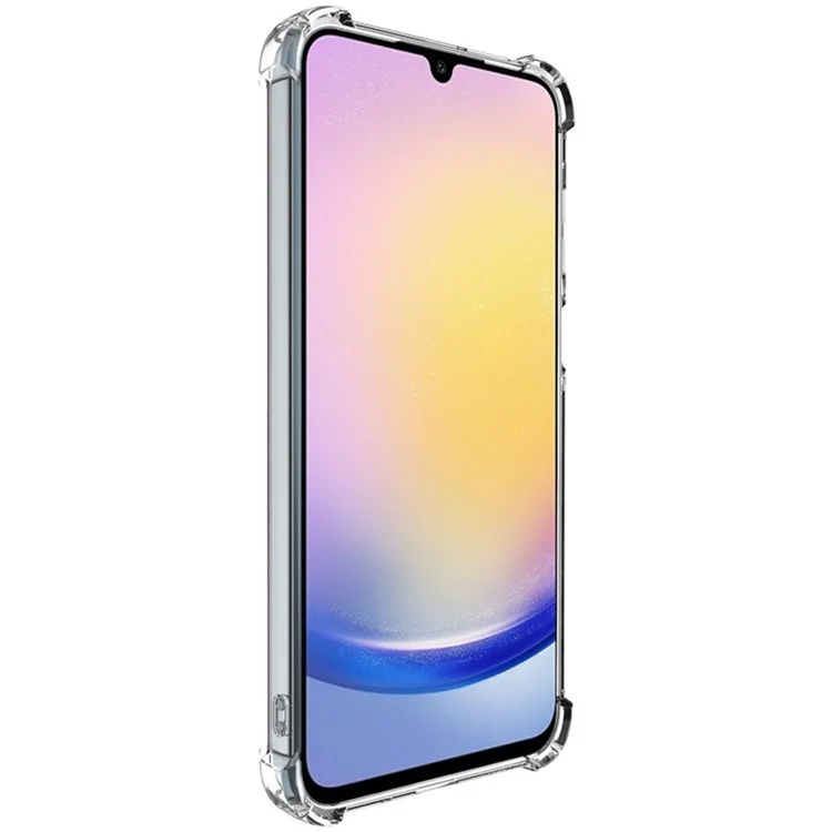 IMAK UX-4 Series per Samsung Galaxy A16 4G / 5G Case Straight Frame Four Corner Shockproof Clear TPU Cover