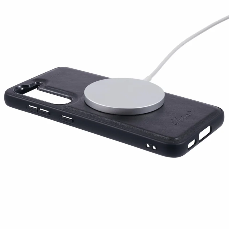 Étui SUTENI H17 pour Samsung Galaxy S23 compatible avec support pour cartes MagSafe et support - Noir