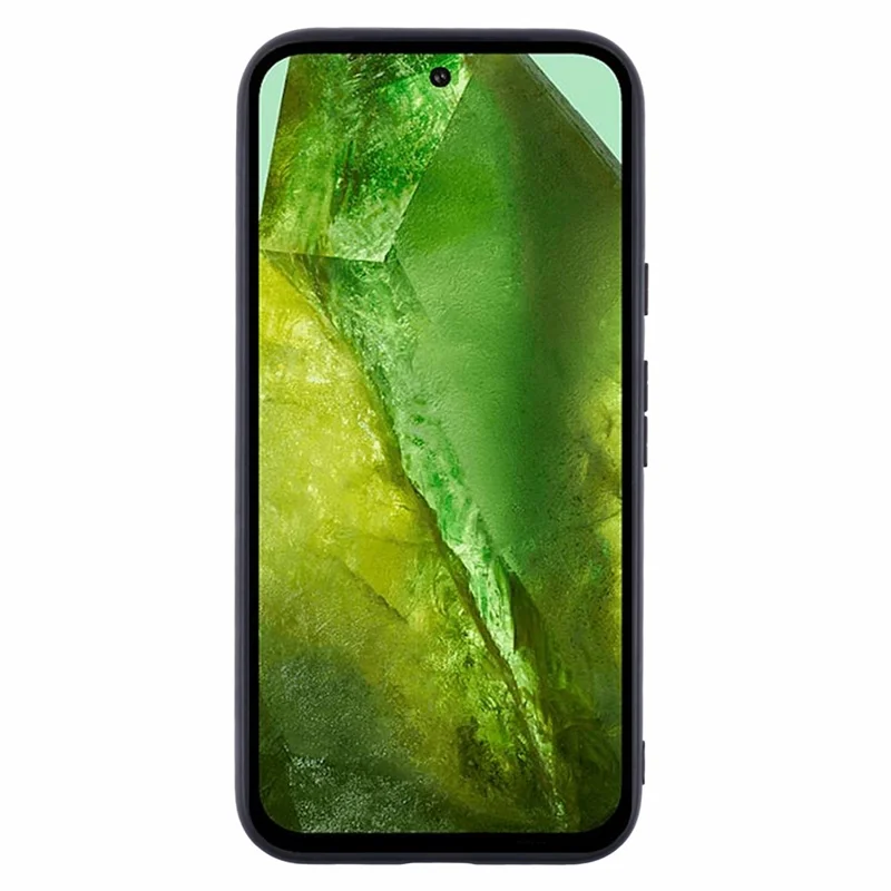 SUTENI H02 For Google Pixel 8a Case Card Slots Kickstand Litchi Texture Leather+TPU Cover - Black