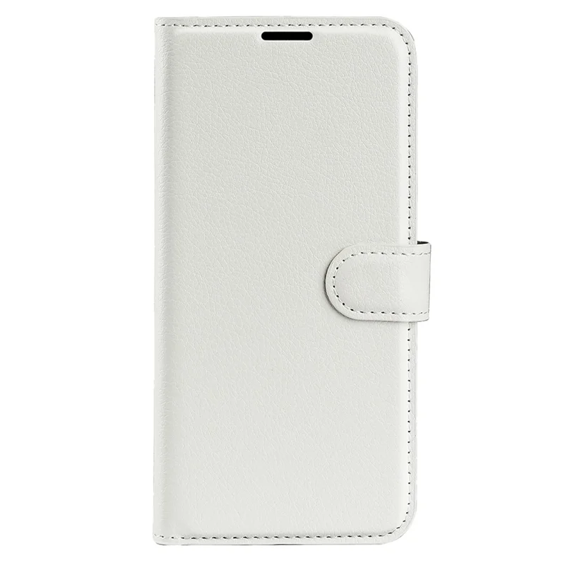 For Samsung Galaxy S25 Ultra Case Litchi Texture Shockproof Leather Wallet Phone Cover - White