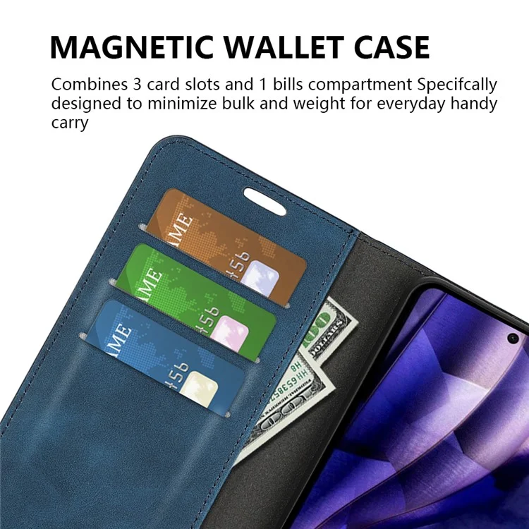 Funda de cuero con toque táctil Skyline para HMD - Azul