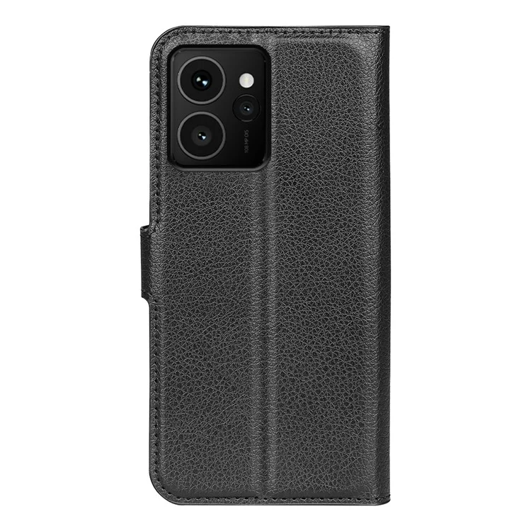 Für HMD Skyline Case Litchi Texture Stoßfeste Leder-Brieftasche Telefonabdeckung - Schwarz