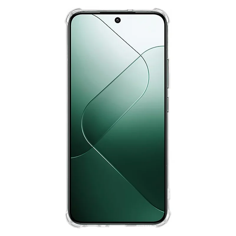 KALEBOL For Xiaomi 14T Pro Case 1.5mm TPU Transparent Anti-Drop Phone Cover