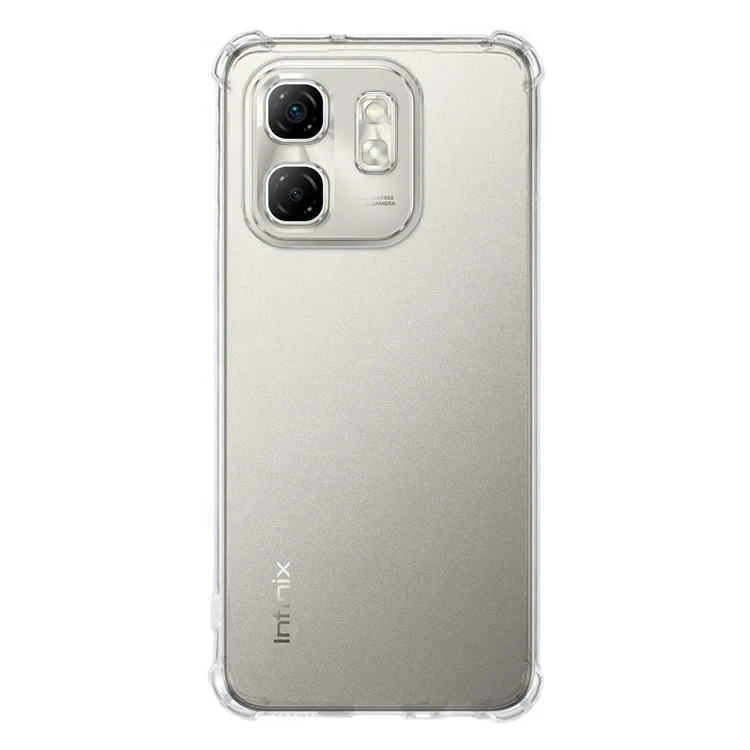 KALEBOL For Infinix Hot 50i 4G / Smart 9 4G Case 1.5mm TPU Transparent Anti-Drop Phone Cover
