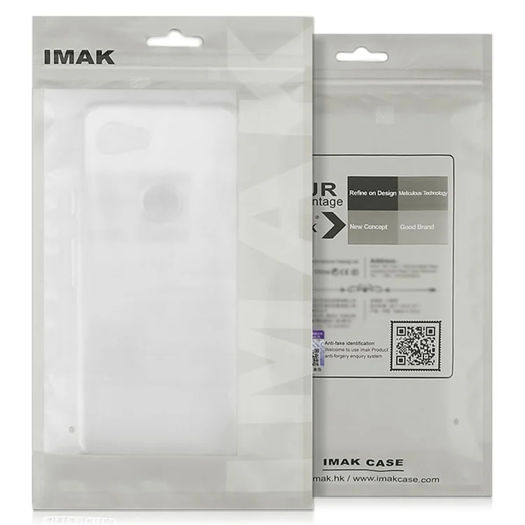 IMAK UX-4 Series для чехла Honor X60 5G с прямой рамкой, защитой четырех углов и прозрачной ТПУ-крышкой