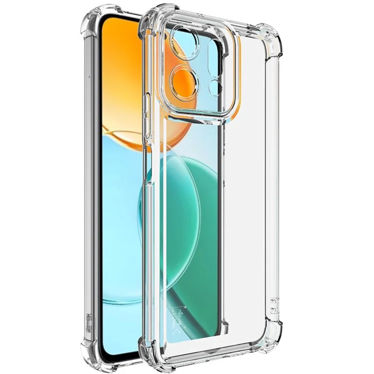 IMAK UX-4 Series for Honor Play 9T Case Straight Frame Four Corner Shockproof Clear TPU Cover