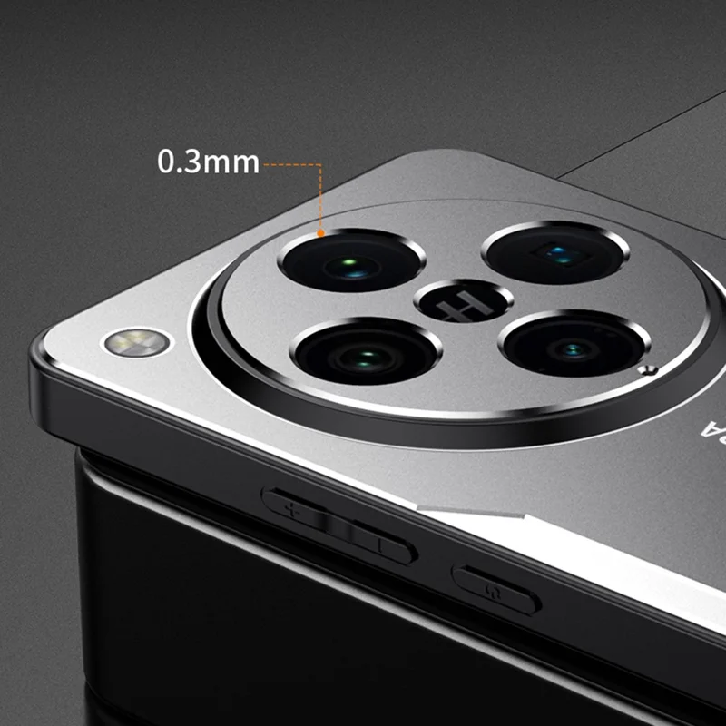 For Oppo Find X8 Pro 5G Phone Case Aluminium Alloy TPU PC Back Cover - Gold