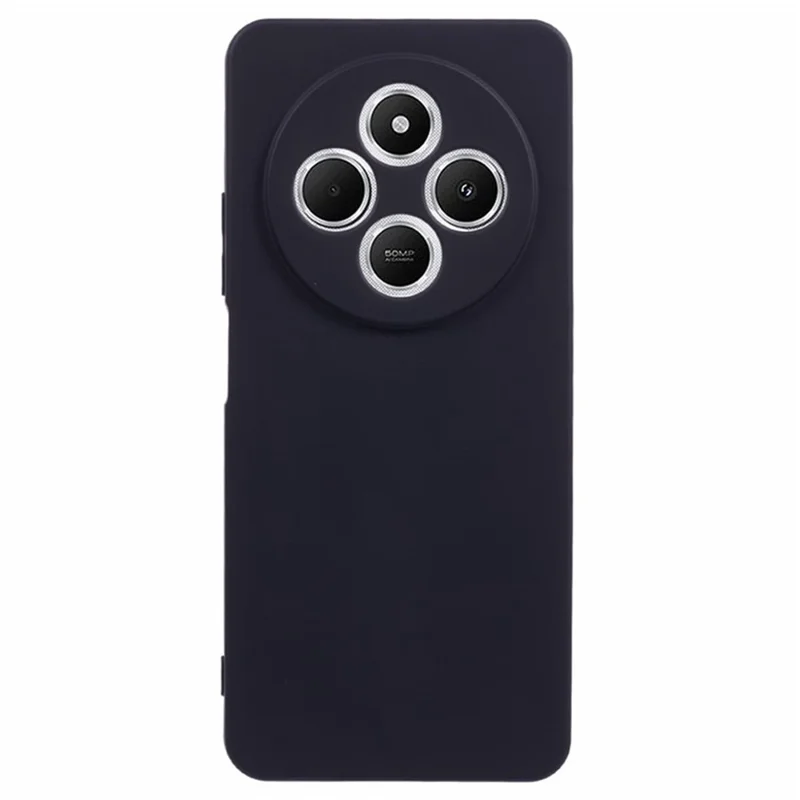 WANLONFENG RB2 Series for Xiaomi Poco C75 4G / Redmi 14R 5G / 14C 4G Case TPU Phone Cover with Screen Protector - Black