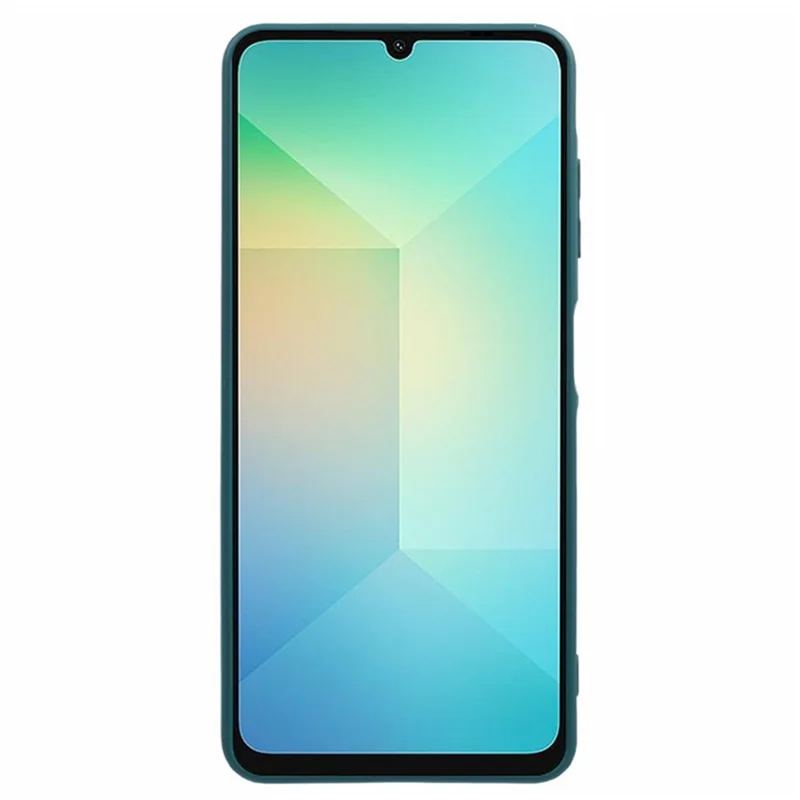 WANLONFENG RB2 Series for Samsung Galaxy A06 4G Case TPU Phone Cover with Screen Protector - Army Green